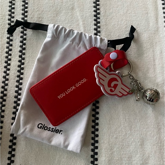 Glossier Keychain NWT - Picture 2 of 10